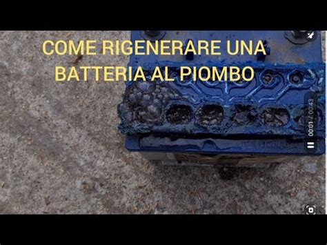 come rigenerare una batteria auto sigillata